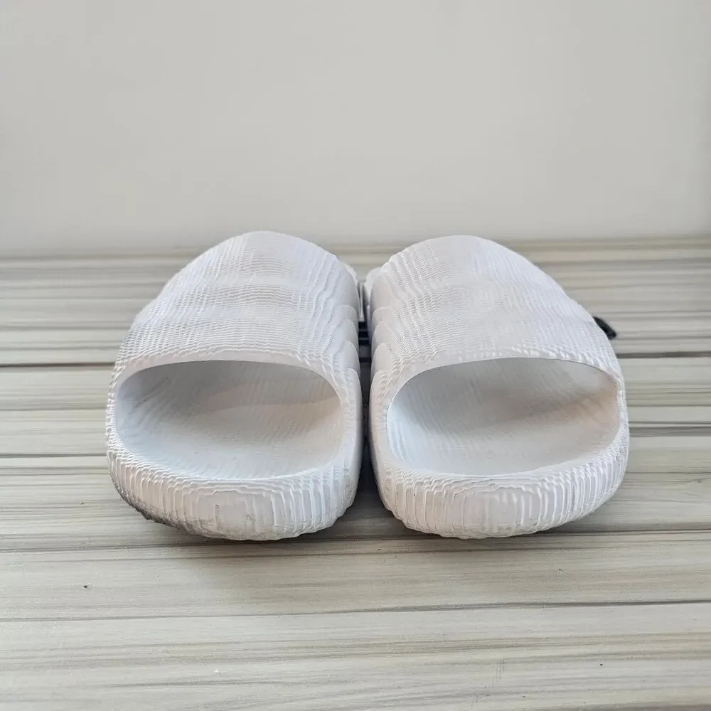 Adidas Originals Adilette 22 Men's Slide Sandals White Size 5 - Picture 4 of 9